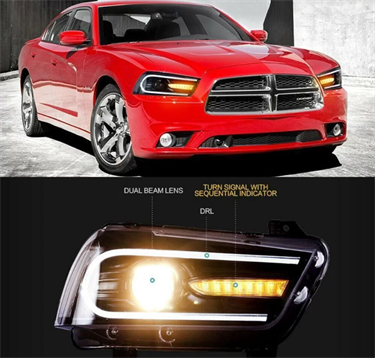 Фары Dodge Charger 2011-2014 - фото 5609