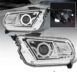 Оптика передняя 2010-2013 Ford Mustang ccfl Chrome