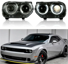 Комплект фар 2015+ Dodge challenger LED